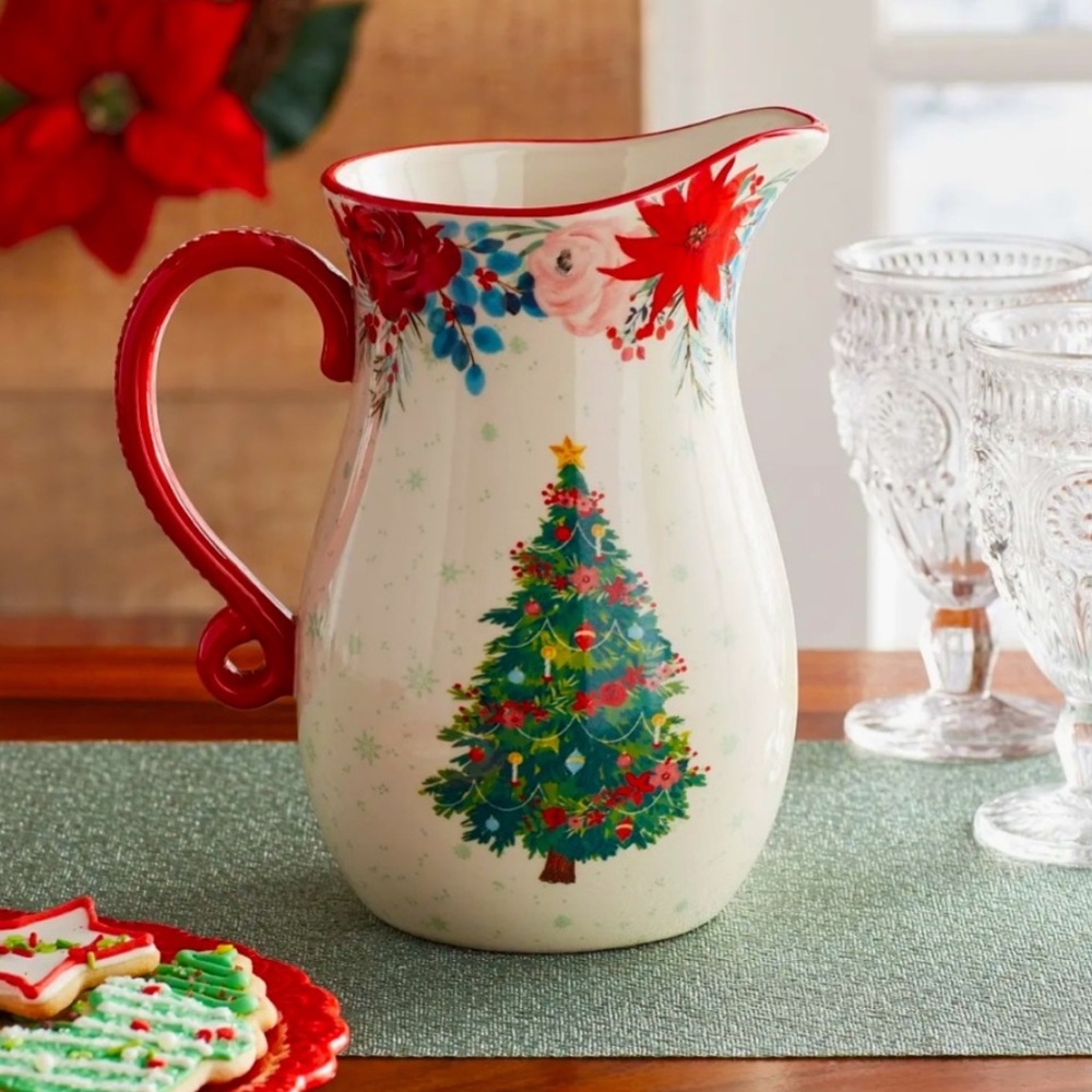 The Pioneer Woman Wishful Winter Pitcher New In Original Ship Box